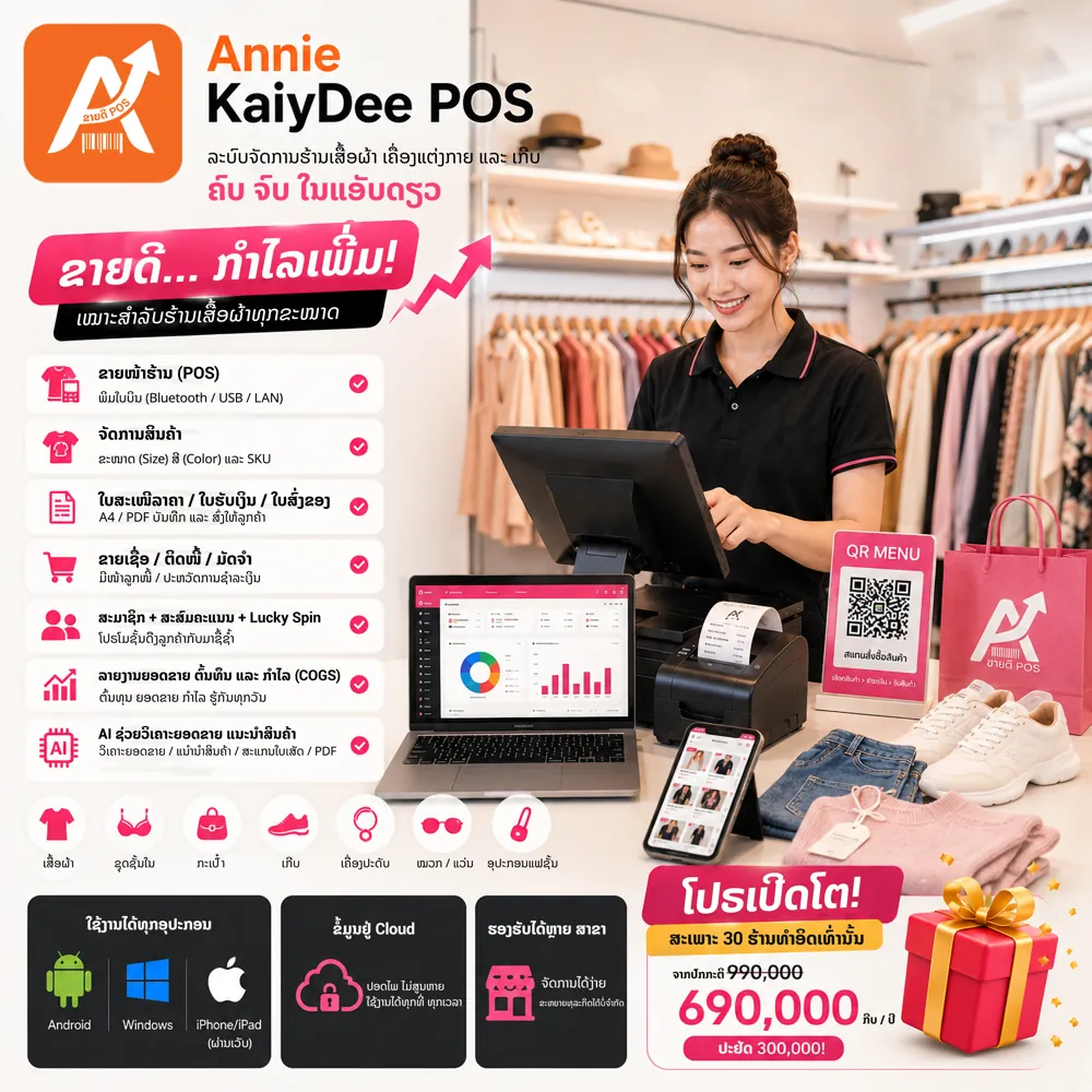 ຮ້ານເສື້ອຜ້າ